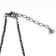 画像をギャラリービューアに読み込む, 様々なフォルムのブラックアゲートとオニキスを組み合わせたロングネックレス