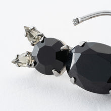 画像をギャラリービューアに読み込む, ブローチ ラインストーン ブラック 猫 149002