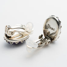 画像をギャラリービューアに読み込む, イヤリング アメシスト 天然石 パープル オーバル 149102