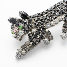 画像をギャラリービューアに読み込む, 黒猫のビジューブローチ