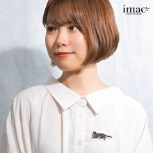 画像をギャラリービューアに読み込む, 黒猫のビジューブローチ