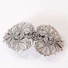 画像をギャラリービューアに読み込む, アンティーク調のレースメタルの模様が美しいヘアバレッタ