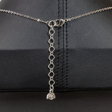 Load image into Gallery viewer, ネックレス ラインストーン ボヘミアングラス ピンク グリーン グレー ブルー 37cm nl149605