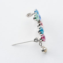 画像をギャラリービューアに読み込む, 7色のラインストーンを使ったブローチ