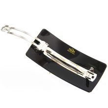 画像をギャラリービューアに読み込む, 白蝶貝、上質なボヘミアングラス、スワロフスキークリスタル、淡水パールを贅沢にあしらった、ラグジュアリーなデザインのバレッタ