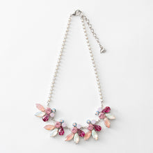 Load image into Gallery viewer, ネックレス ラインストーン ピンク ホワイト 149802