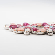 Load image into Gallery viewer, ネックレス ラインストーン ピンク ホワイト 149802