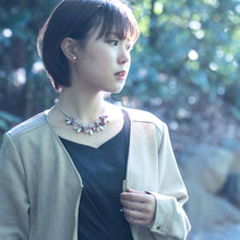 Load image into Gallery viewer, ネックレス ラインストーン ピンク ホワイト 149802