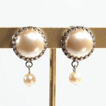 画像をギャラリービューアに読み込む, イヤリング パール ホワイト ラウンド ハンギング 149813 メール便