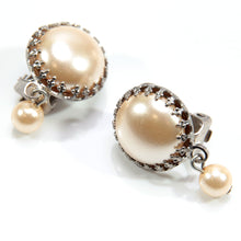 画像をギャラリービューアに読み込む, イヤリング パール ホワイト ラウンド ハンギング 149813 メール便