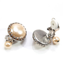 画像をギャラリービューアに読み込む, イヤリング パール ホワイト ラウンド ハンギング 149813 メール便