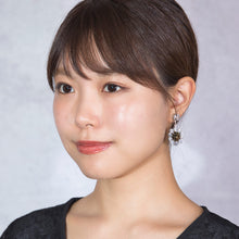 Load image into Gallery viewer, イヤリング ラインストーン グレー クリアカラー 149819