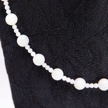 画像をギャラリービューアに読み込む, ネックレス ムーンストーン ホワイト ショート ラウンド 149954