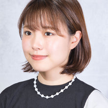 画像をギャラリービューアに読み込む, ネックレス ムーンストーン ホワイト ショート ラウンド 149954