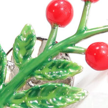 画像をギャラリービューアに読み込む, バッジ 七宝 レッド グリーン 150070 メール便