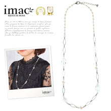 画像をギャラリービューアに読み込む, ネックレス クォーツ 淡水パール チェーン ロング 150184