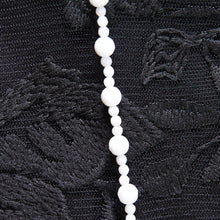 画像をギャラリービューアに読み込む, ファセットカットされた純白のジェイドが美しいロングネックレス