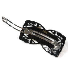 画像をギャラリービューアに読み込む, 白蝶貝とボヘミアングラス、淡水パールの組み合わせが華やかなヘアバレッタ