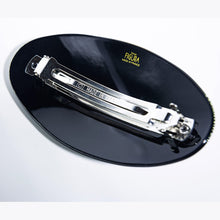 画像をギャラリービューアに読み込む, ビジューの花モチーフがエレガントなヘアバレッタ