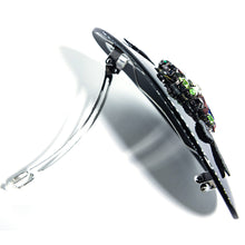 画像をギャラリービューアに読み込む, ビジューの花モチーフがエレガントなヘアバレッタ