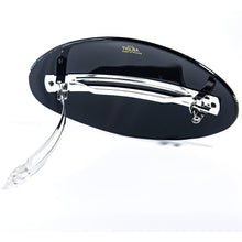 画像をギャラリービューアに読み込む, ビジューの花モチーフがエレガントなヘアバレッタ