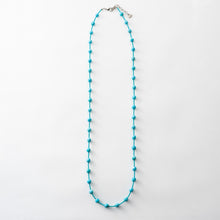 画像をギャラリービューアに読み込む, ネックレス ターコイズ 天然石 ファセット ラウンド ロング 150295