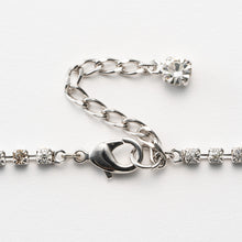 Load image into Gallery viewer, 【芸能人着用】ネックレス ラインストーン クリアカラー センターロング 150575