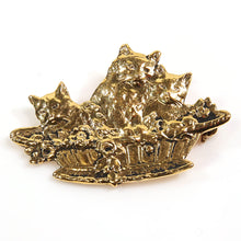 Load image into Gallery viewer, ブローチ キャット ゴールド 150625