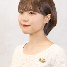 Load image into Gallery viewer, ブローチ キャット ゴールド 150625