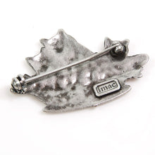 画像をギャラリービューアに読み込む, ブローチ キャット シルバー 150626