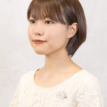 画像をギャラリービューアに読み込む, ブローチ キャット シルバー 150626