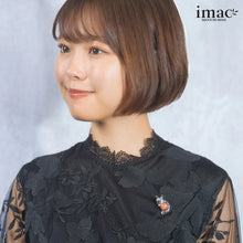 画像をギャラリービューアに読み込む, きつねモチーフのバッジ