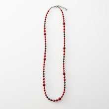 画像をギャラリービューアに読み込む, ネックレス ガーネット ボヘミアングラス ロング レッド 150754