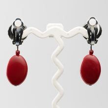 Load image into Gallery viewer, イヤリング ボヘミアングラス レッド ハンギング 150756