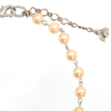 画像をギャラリービューアに読み込む, グラスパールとビジューボールを組み合わせたロングネックレス