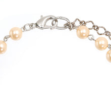 画像をギャラリービューアに読み込む, グラスパールとビジューボールを組み合わせたロングネックレス