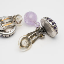 画像をギャラリービューアに読み込む, イヤリング アメシスト 天然石 パープル 薄紫 150856