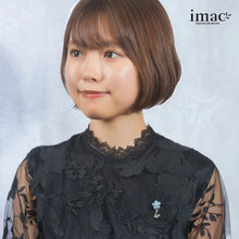 画像をギャラリービューアに読み込む, ブローチ ラインストーン フラワー パール ブルー 150895 メール便