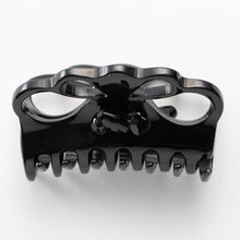 画像をギャラリービューアに読み込む, ヘアクリップ ガーデン ボヘミアングラス フラワー ブラック S 150995