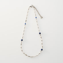 画像をギャラリービューアに読み込む, ネックレス ラピスラズリ 天然石 フラワー ペンダント 2WAY 151040