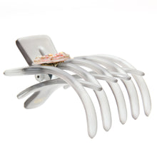 画像をギャラリービューアに読み込む, ヘアクリップ ボヘミアングラス ラインストーン パール レッド グレー 151061