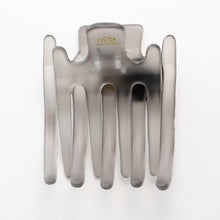 画像をギャラリービューアに読み込む, ヘアクリップ スターリリー ボヘミアングラス グレー グリーン 葉 151062