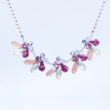 Load image into Gallery viewer, ネックレス ラインストーン ピンク ホワイト 149802
