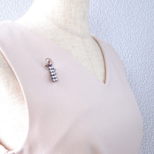 画像をギャラリービューアに読み込む, ブローチ ラインストーン キャンドル ホワイト 128685