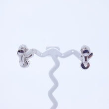 画像をギャラリービューアに読み込む, 【杉浦みずきさん着用】イヤリング ラインストーン パール クリアカラー 152001