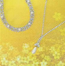 画像をギャラリービューアに読み込む, 【バチェラー・ジャパン出演者着用】ネックレス ラインストーン パール クリアカラー 123714