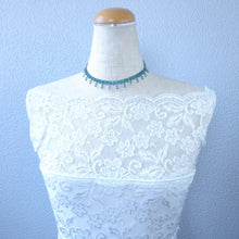 画像をギャラリービューアに読み込む, 【miletさん着用】ネックレス ラインストーン ブルー 120804