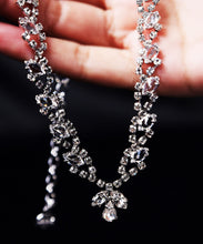 Load image into Gallery viewer, 【小田茜さん着用】ネックレス ラインストーン クリアカラー 141625