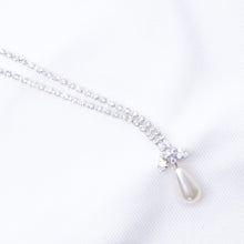 画像をギャラリービューアに読み込む, 【バチェラー・ジャパン出演者着用】ネックレス ラインストーン パール クリアカラー 123714