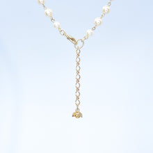 画像をギャラリービューアに読み込む, スワロフスキークリスタルのきらめきとパールの輝きが美しいネックレス